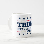 Mug Garder l'Amérique à l’élection Donald Trump 2020 (Devant gauche)