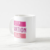 Mug Garder l'avortement légal (Devant gauche)