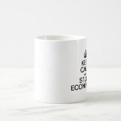 MUG GARDER LE CALME ET ÉTUDIER L'ÉCONOMIE (Centre)