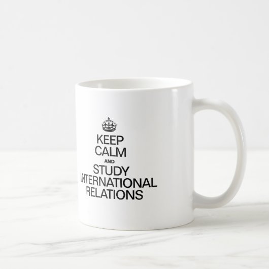 MUG GARDER LE CALME ET ÉTUDIER LES RELATIONS INTERNATI (Droite)