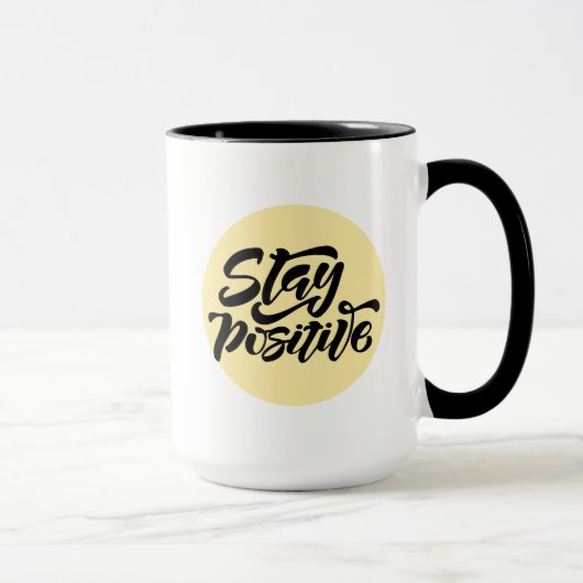 Mug Garder le jaune positif (Droite)