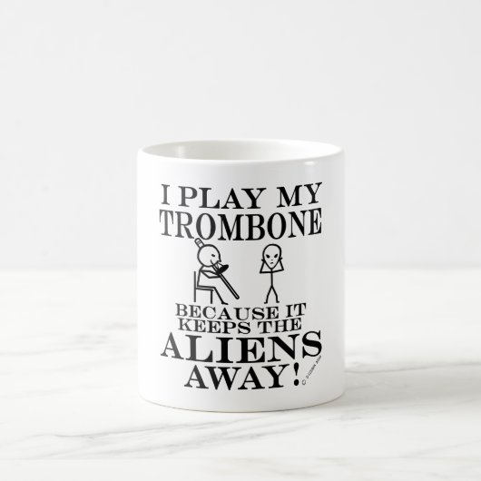 Mug Garder les Aliens loin de Trombone (Centre)