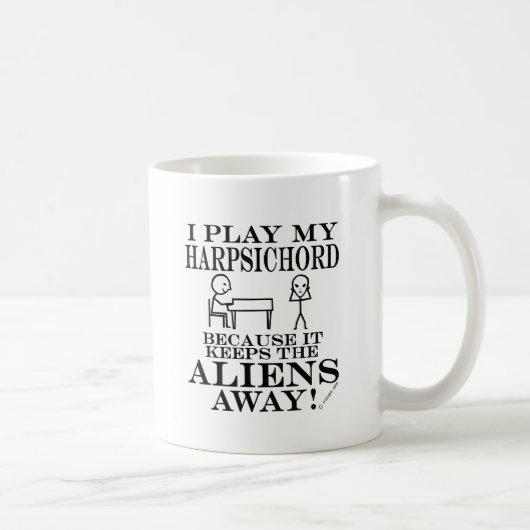 Mug Garder les Aliens loin Harpsichord (Droite)