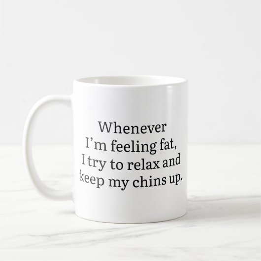 Mug Garder mes mentons (Gauche)