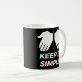 Mug GARDER SIMPLE Khaby Lame (Devant droit)