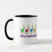 Mug garder tous ses canards en rangée (Gauche)
