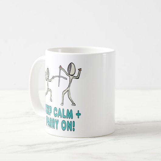 Mug Garder une clôture calme (Devant gauche)