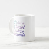 Mug Garderie ou institutrice Saint-Valentin (Devant gauche)