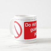 Mug gardes en position (Devant gauche)