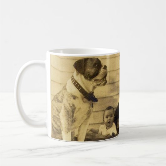 Mug Gardes pitbull des années 1920 (Gauche)