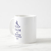 MUG GARDEZ-CALME-PLANE-SNOWBOARD (Devant gauche)