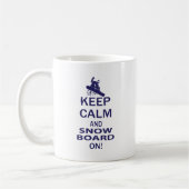 MUG GARDEZ-CALME-PLANE-SNOWBOARD (Gauche)