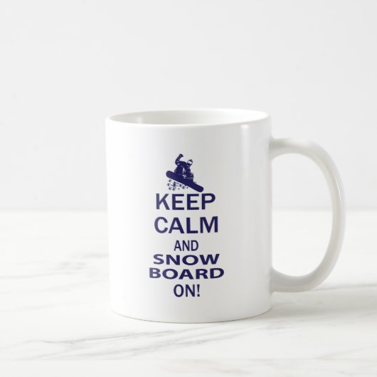 MUG GARDEZ-CALME-PLANE-SNOWBOARD (Droite)