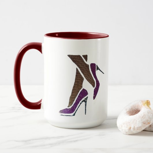 MUG GARDEZ CLASSE - VIOLET (Avec donut)