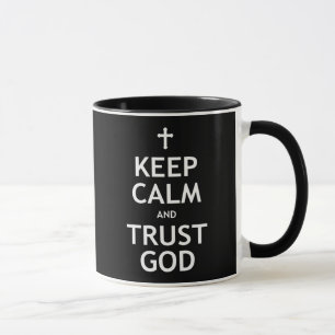 Mug Gardez Dieu de calme et de confiance