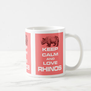 Mug Gardez la conception de calme et d'amusement de