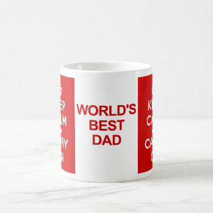 Mug Gardez la fête des pères calme