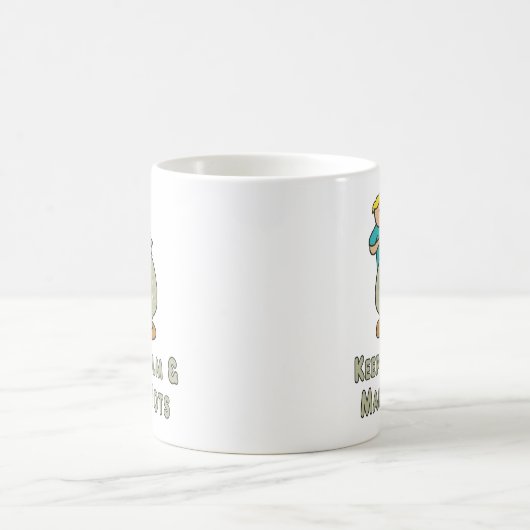 Mug Gardez la poterie calme (Centre)