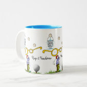 Mug Gardez-le beau Golfeur (Devant gauche)