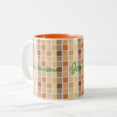 Mug Gardez-le Beau Orange (Devant gauche)