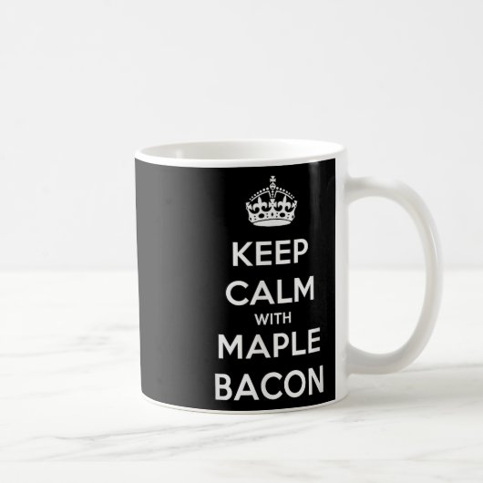 Mug Gardez Le Calme Avec Maple Bacon Cute (Droite)