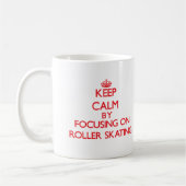 Mug Gardez le calme en se concentrant dessus sur le (Gauche)