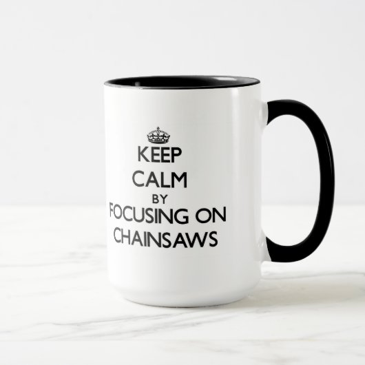 Mug Gardez le calme en se concentrant sur des (Droite)