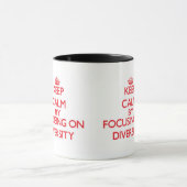 Mug Gardez le calme en se concentrant sur la diversité (Centre)