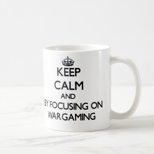 Mug Gardez le calme en se concentrant sur le jeu de (Droite)