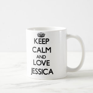 Mug Gardez le calme et aimez Jessica