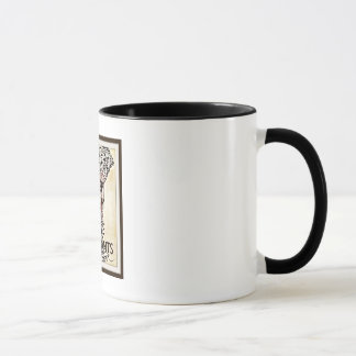 Mug Gardez le calme et aimez le café d'éléphants/tasse