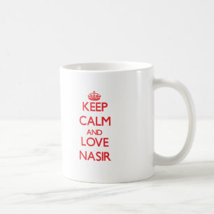 Mug Gardez le calme et aimez Nasir
