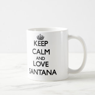 Mug Gardez le calme et aimez Santana