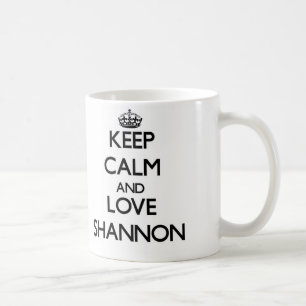 Mug Gardez le calme et aimez Shannon