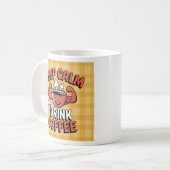 Mug Gardez le calme et buvez (Devant gauche)