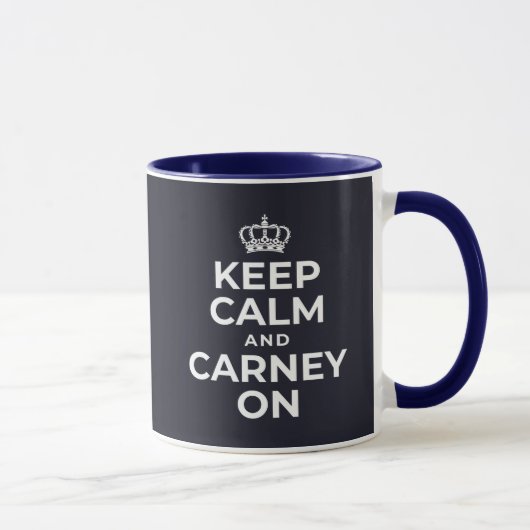 Mug Gardez Le Calme Et Carney Sur (Droite)
