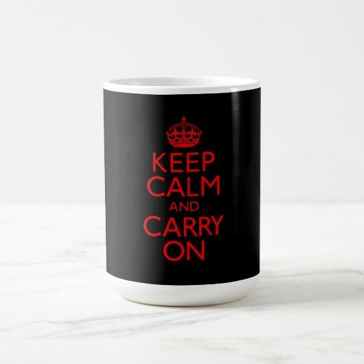 Mug Gardez le calme et continuez (Centre)