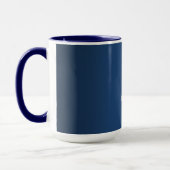 Mug Gardez le calme et continuez (le bleu) (Gauche)