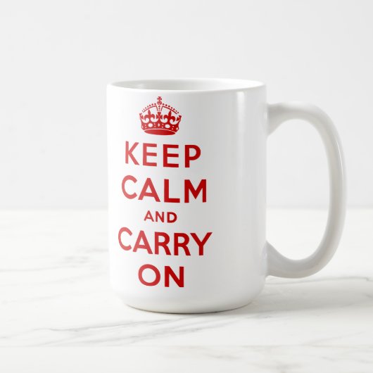 Mug gardez le calme et continuez l'original (Droite)