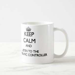 Mug Gardez le calme et écoutez le contrôleur de la