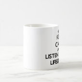 Mug Gardez le calme et écoutez le maître nageur (Centre)