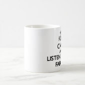 Mug Gardez le calme et écoutez le maréchal-ferrant (Centre)