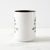 Mug Gardez le calme et écoutez Rob (Centre)