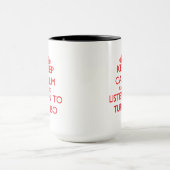 Mug Gardez le calme et écoutez TURBO (Centre)