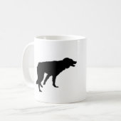 Mug Gardez le calme et envoyez votre chien (Devant gauche)