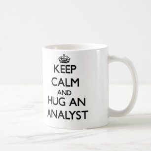 Mug Gardez le calme et étreignez un analyste