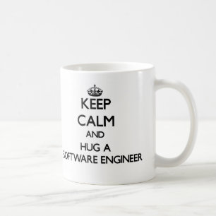 Mug Gardez le calme et étreignez une Software Enginee