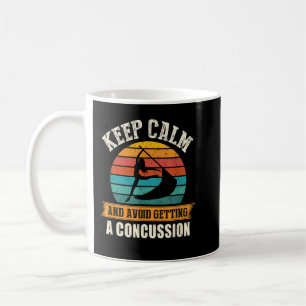 Mug Gardez Le Calme Et Évitez D'Obtenir Une Concussion