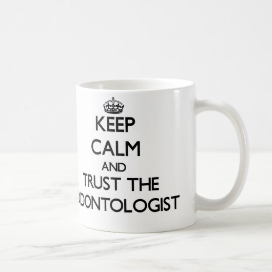 Mug Gardez le calme et faites confiance à (Droite)