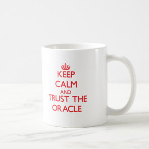Mug Gardez le calme et faites confiance à Oracle